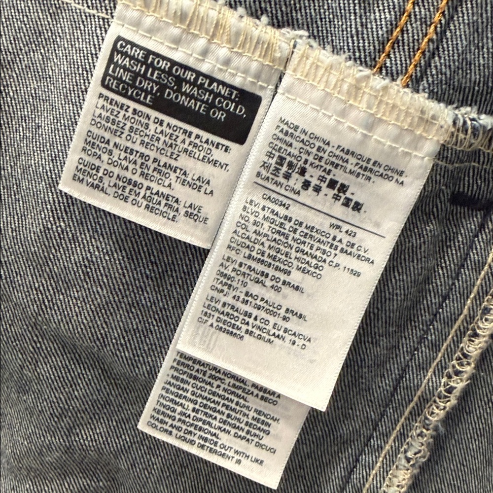 Levi's Dark Blue Denim Jacket - Picture 10 of 10